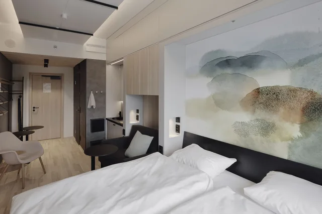 Valo, Comfort, Queen Bed, Sofa، VALO Hotel & Work Helsinki 1/3