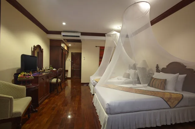 غرفة ديلوكس بسرير مزدوج أو سريرين منفصلين بإطلالة على الحديقة، Santi Resort Spa 3/4