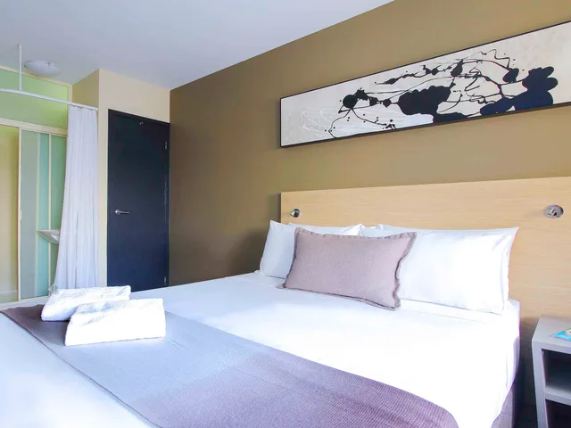 غرفة بسرير كوين، IBIS BUDGET MELBOURNE CBD 1/5