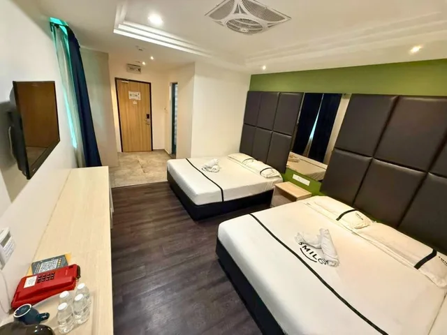 غرفة عائلية بسريرين كوين، Seeds Hotel Ampang Point 1/2
