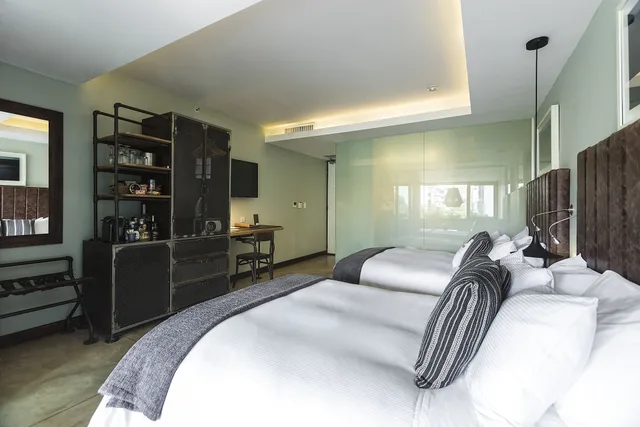 غرفة قياسية بسريرين مزدوجين، The Charlee Hotel 1/10
