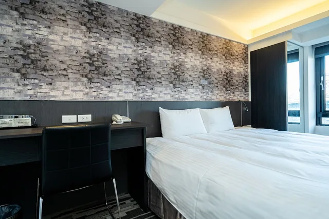 غرفة ديلوكس بسرير مزدوج، Hotelshere Taipei 3/5