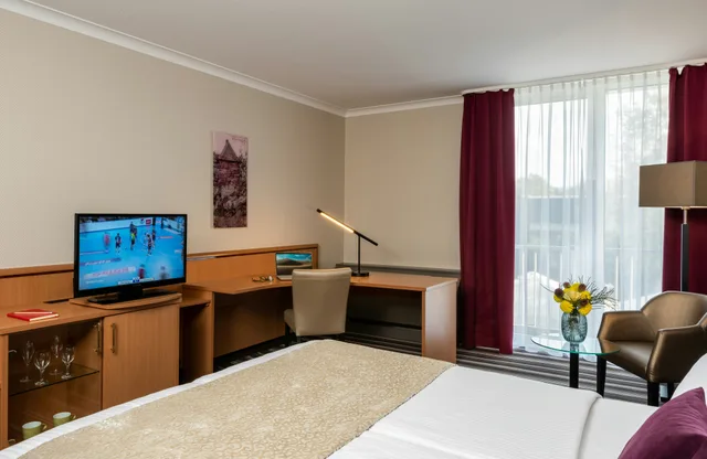 غرفة سوبيريور بسرير مزدوج، Leonardo Hotel Dusseldorf Airport Ratingen 3/4