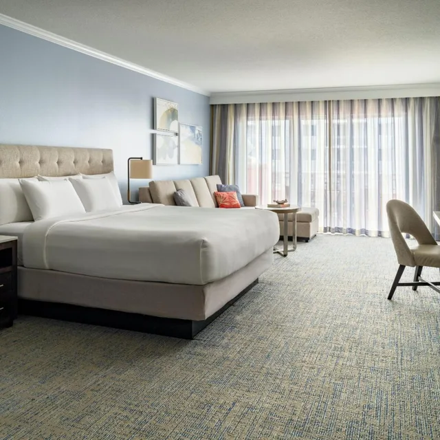 غرفة ديلوكس بسرير كينج بإطلالة جزئية على البحر، Hyatt Regency Clearwater Beach Resort And Spa 1/7