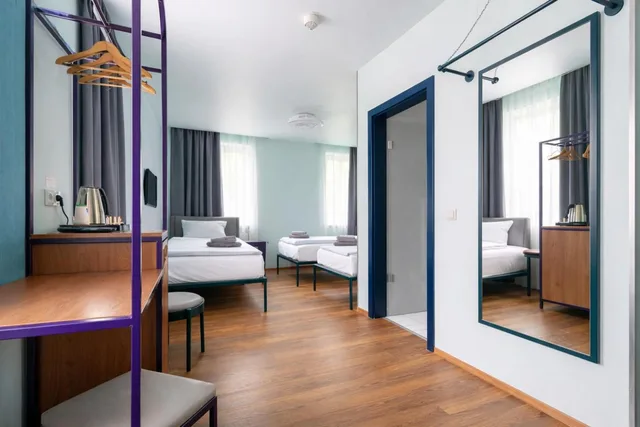 غرفة قياسية ثلاثية، Das Schreder Hotel 8/10