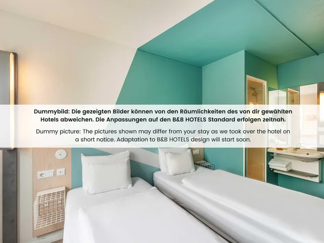 غرفة مفردة بسريرين منفصلين، ibis budget Berlin Genshagen 1/1