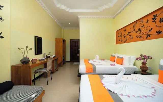 Deluxe, Family, 1 King and 1 Single Beds, Balcony, Central Indochine D Angkor Hotel 1/10