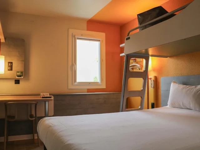 غرفة ثلاثية بسرير مزدوج، ibis budget Montpellier Sud Pres d Arenes 2/10