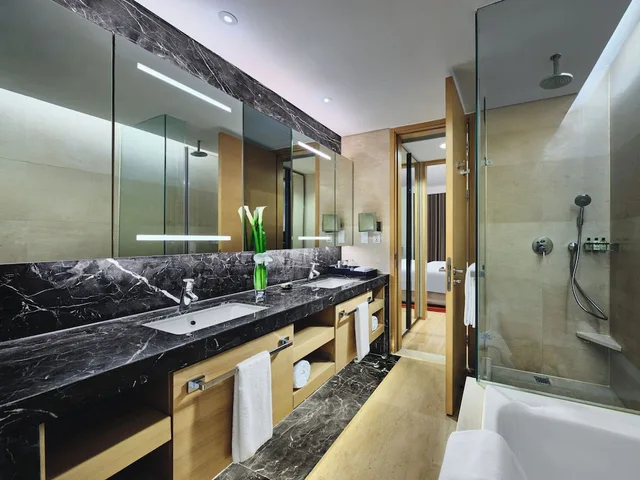 جناح ديلوكس بسريرين كينج بغرفتي نوم، Grand ParcVue Hotel Residence Chengdu 1/1