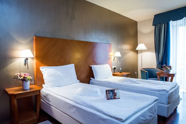غرفة ديلوكس بسريرين منفصلين بإطلالة على المدينة، Hotel Beyfin 1/6