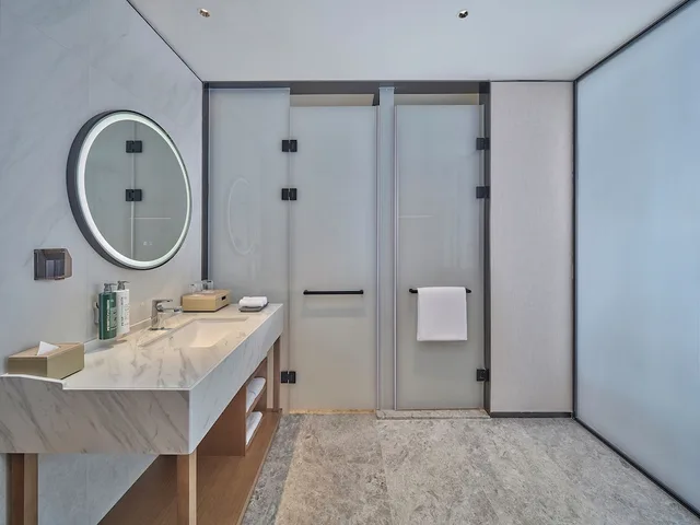 غرفة بسرير كينج، Hilton Garden Inn Guangzhou Baiyun Airport 4/4
