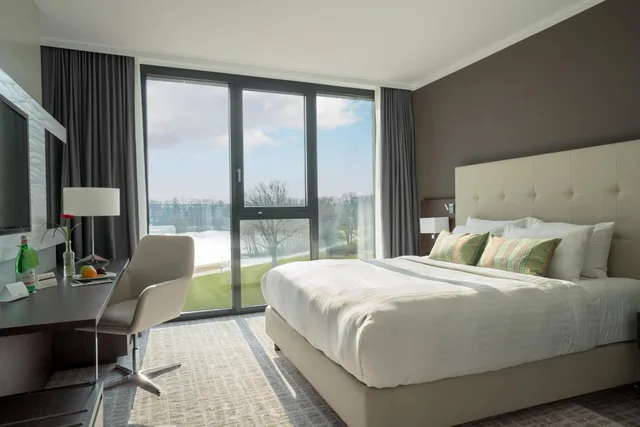 غرفة قياسية بسرير كينج بإطلالة على البحيرة، Courtyard Wolfsburg 1/10