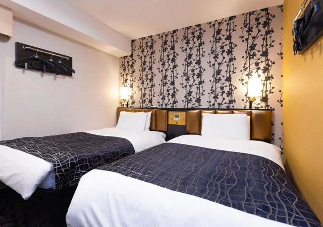 غرفة بسريرين منفصلين، Apa Hotel Niigata Furumachi 2/5