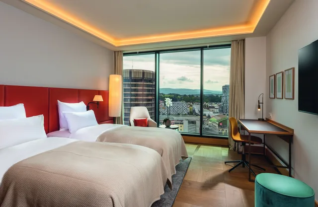 غرفة كلاسيكية بسرير فردي، Movenpick Hotel Basel 1/7