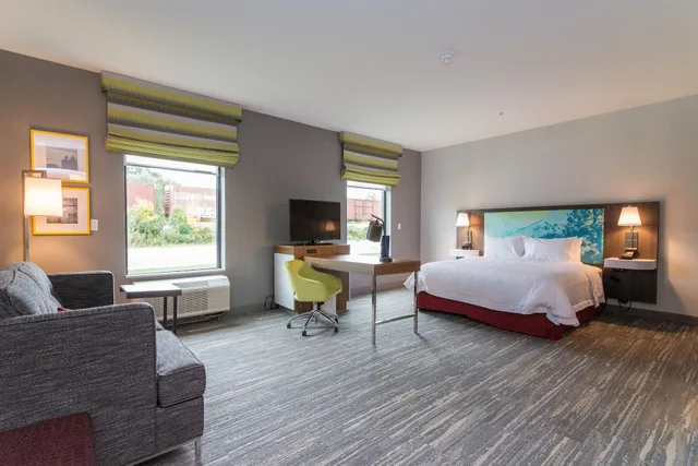جناح استوديو بسرير كينج مع أريكة لذوي الإعاقة، Hampton Inn Suites Allen Park 5/10