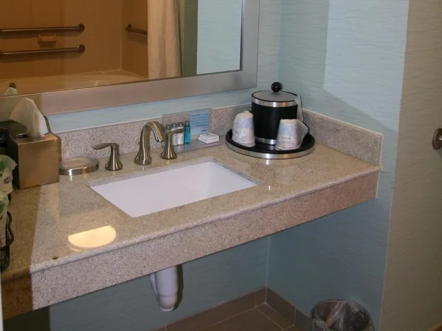 جناح بسرير كينج مع أريكة لذوي الإعاقة، Hampton Inn Shreveport Airport La 2/2