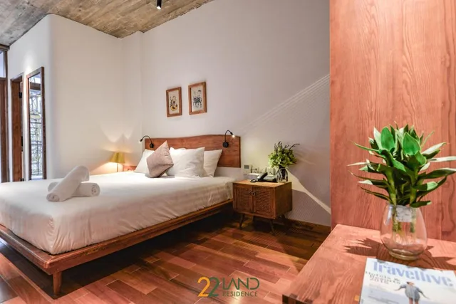غرفة سوبيريور بسرير كينج بشرفة، 22Land Hotel and Residence 6/10