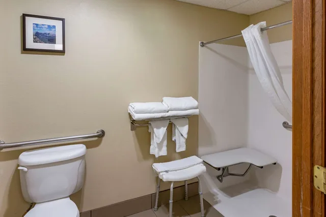غرفة بسريرين مزدوجين لذوي الإعاقة، Comfort Inn Evanston I-80 3/3