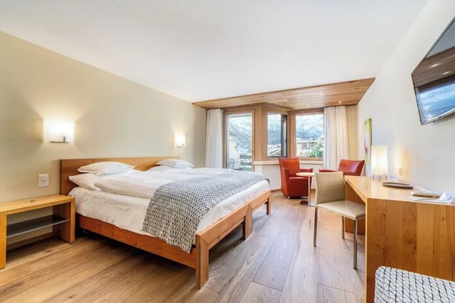 غرفة سوبيريور بسرير كوين، Allalin Relais Du Silence Hotel 3/10