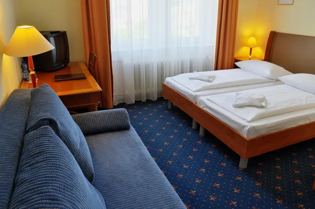 غرفة بسرير مزدوج أو سريرين منفصلين، Hotel Europa City 10/18