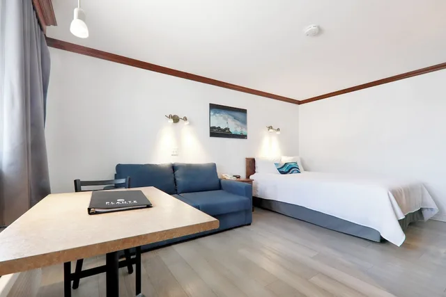 Standard, Queen Bed, Sofa, Hotel Plante 1/6