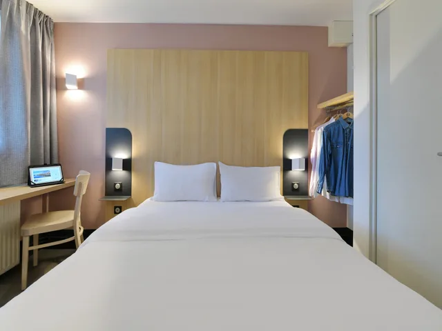 غرفة قياسية بسرير مزدوج، B&B Hotel Le Mans Nord 2 1/4