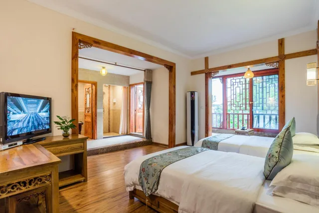 غرفة سوبيريور بسريرين منفصلين، Yangshuo River View Hotel 2/9