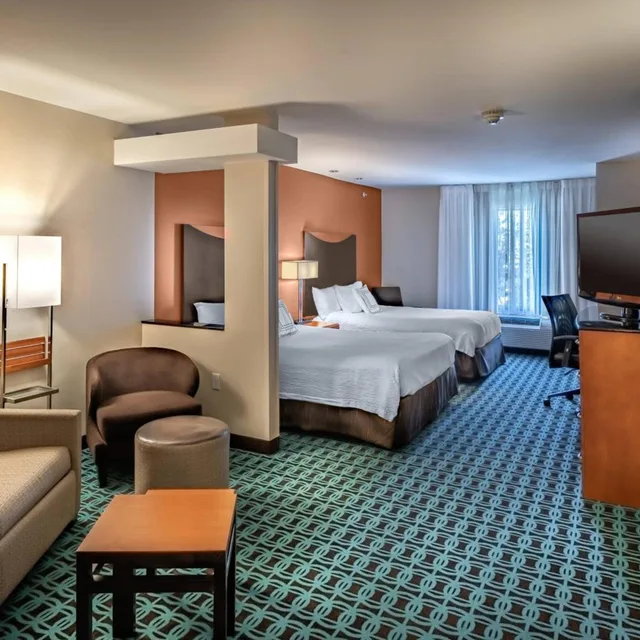 استوديو بسرير كوين مع أريكة، Fairfield Inn Suites New Braunfels 3/7