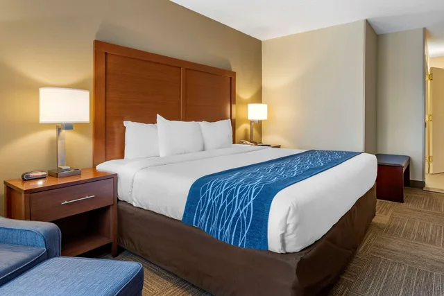 غرفة قياسية بسرير كينج بشرفة، Comfort Inn Edgewater on Hudson River 7/10