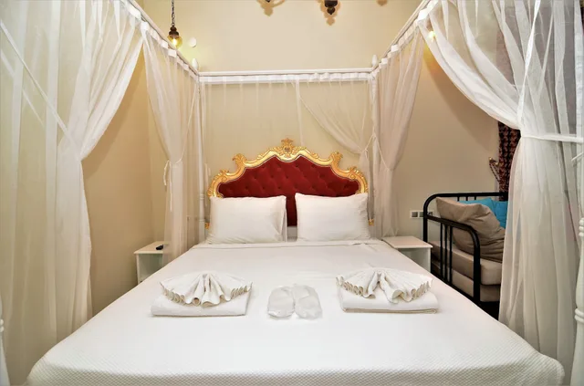 غرفة بريميوم رباعية بسرير مزدوج مع أريكة، Alacati Grand Eldoris Otel 4/5