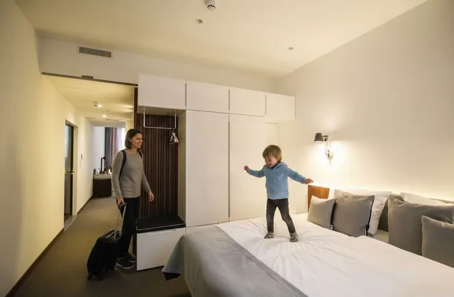 جناح بزنس بسرير مزدوج بغرفة نوم واحدة مع أريكة، H24 Hotel Berlin Lichtenberg 3/8
