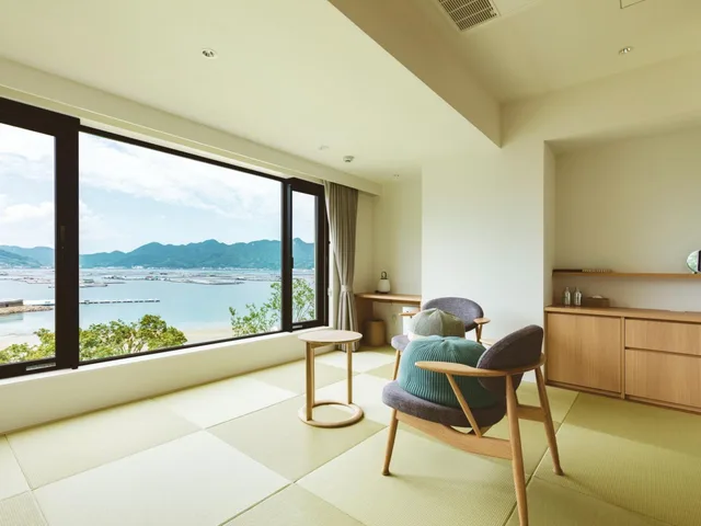 غرفة يابانية غربية ديلوكس، Etajimasou Hotel & SPA Hiroshima 4/5