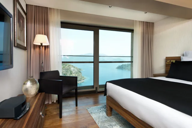 غرفة كلاسيكية بسرير مزدوج بإطلالة على البحر، D Maris Bay 3/7