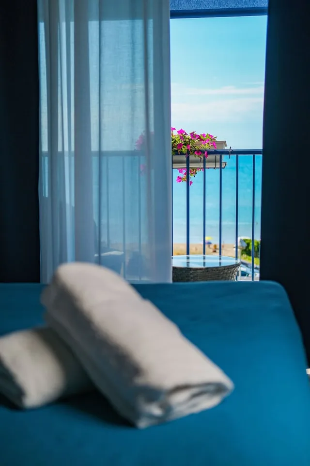 غرفة بسرير مزدوج بإطلالة على البحر، Tichos Greenblu Hotel 5/8