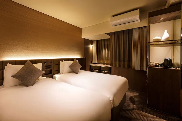 Standard, Twin Beds, BOUNCEE by RIHGA Fukuoka Hakata 1/2