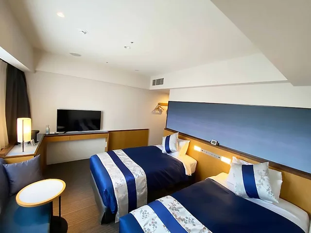 غرفة بريميوم بسريرين منفصلين، Hotel Gracery Osaka Namba 2/4