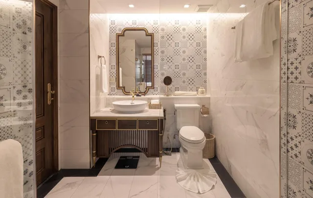 غرفة بسريرين منفصلين بشرفة، CHINO at Nimman Luxury Boutique Hotel 4/6