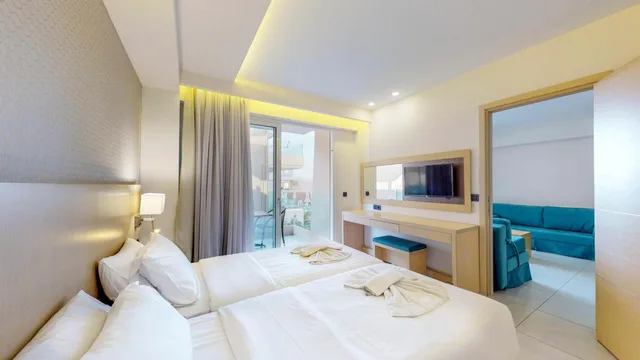 شقة سوبيريور بإطلالة على المسبح بغرفة نوم واحدة، Marika Hotel Chania 2/9
