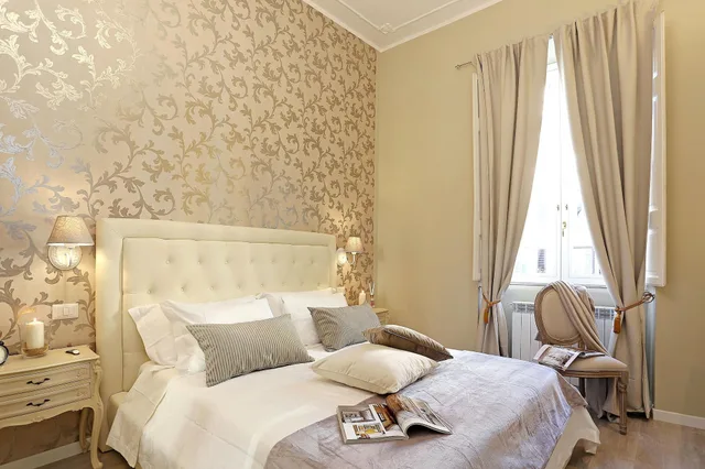 غرفة ديلوكس بسرير مزدوج، Liberty Rome Suites 4/8