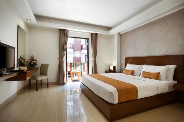 غرفة ديلوكس بسرير مزدوج أو سريرين منفصلين بشرفة، d’primahotel Seminyak (Ex Sense Hotel) 1/1