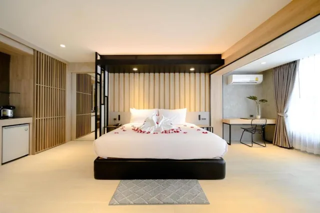 غرفة بريميوم ديلوكس بسرير مزدوج، Loft Bangkok Hotel 2/6