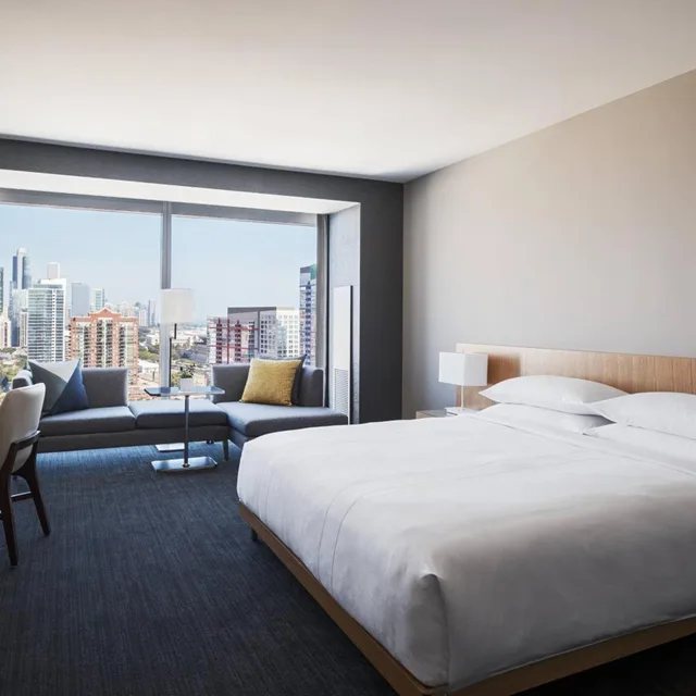 Room, King Bed, Skyline View، MARRIOTT MARQUIS CHICAGO 1/9