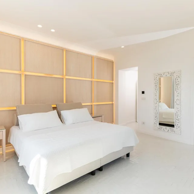 غرفة بسرير مزدوج بإطلالة على البحر، Hotel Mamela 1/10