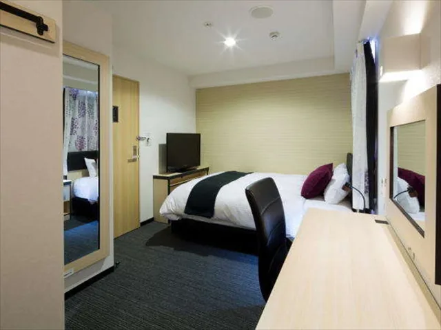غرفة بريميوم مفردة بسرير مزدوج، Green Rich Hotel Kyoto Eki Minami 1/3
