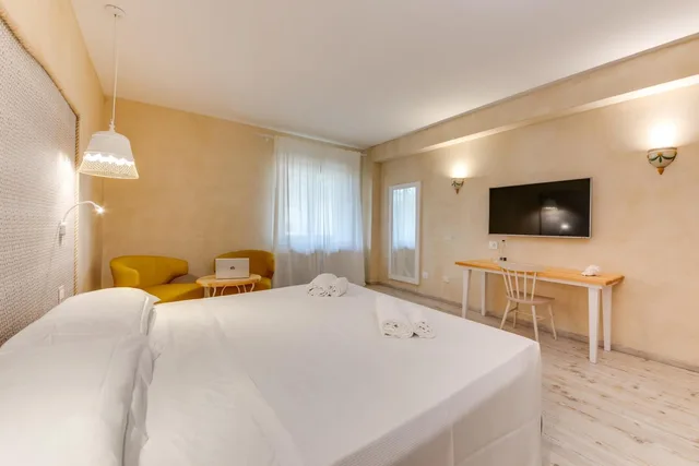 غرفة قياسية بسرير مزدوج أو سريرين منفصلين، The Tonnara of Bonagia Resort 2/9