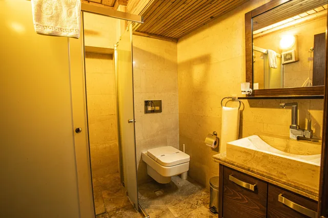 غرفة ديلوكس بانورامية بسرير كينج بإطلالة، Aden Hotel Cappadocia 4/4
