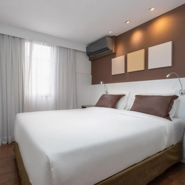جناح بسرير مزدوج بغرفتي نوم، Paulista Suites by Charlie 2/10