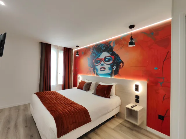 غرفة كلاسيكية بسرير مزدوج، Le 55 Montparnasse Hotel 1/1