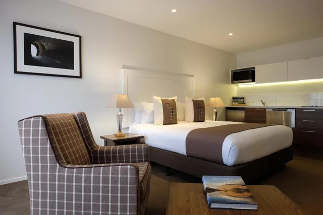 استوديو ديلوكس بسرير كينج، West Meadows Motel of Wanaka 3/7