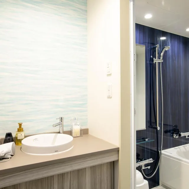 غرفة متصلة بسرير مزدوج، KOKO HOTEL Kumamoto Kamitori 3/5